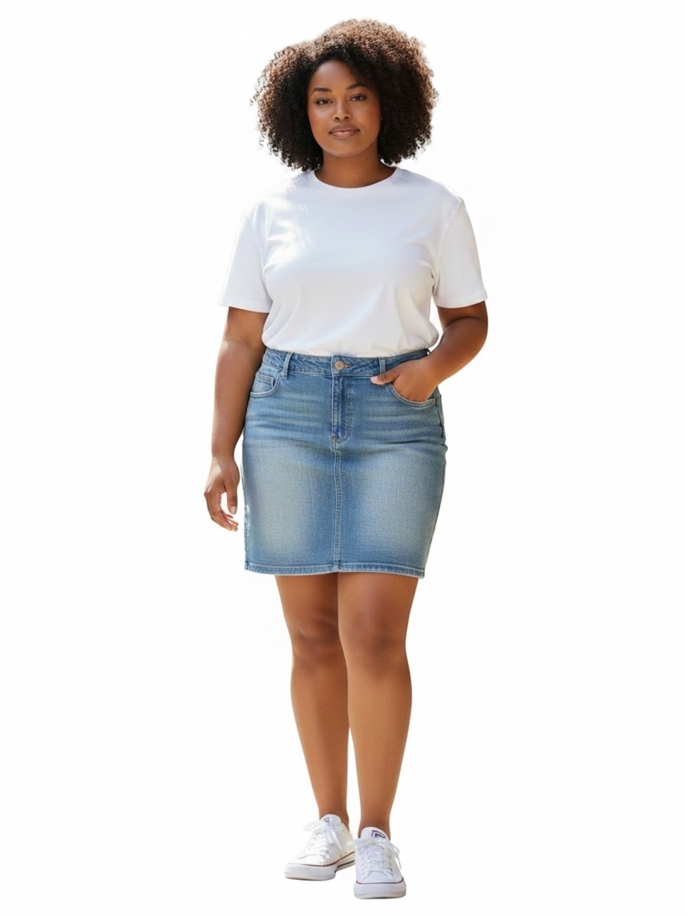 London Blue - Denim Jean Skirt Size 2XL
